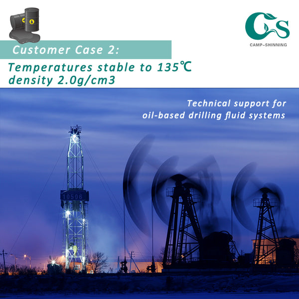 Oil-based drilling fluid system-Temperatures stable to 135℃，density 2.0g/cm3