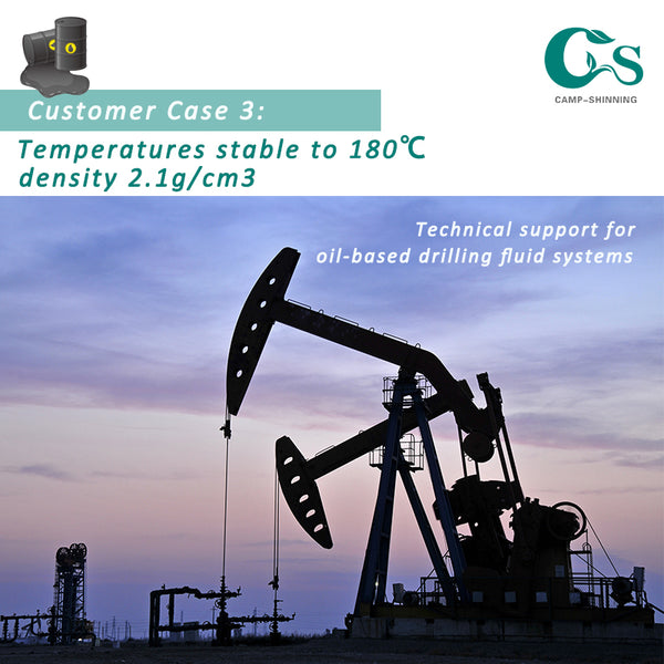 Oil-based drilling fluid system-Temperatures stable to180℃，density 2.1g/cm3