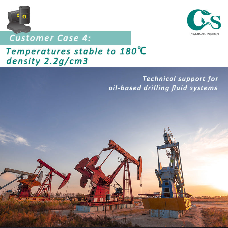 Oil-based drilling fluid system-Temperatures stable to 180℃，density 2.2g/cm3