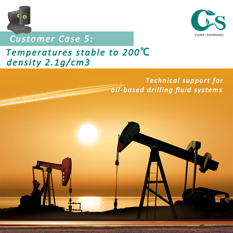 Oil-based drilling fluid system-Temperatures stable to 200℃，density 2.1g/cm3