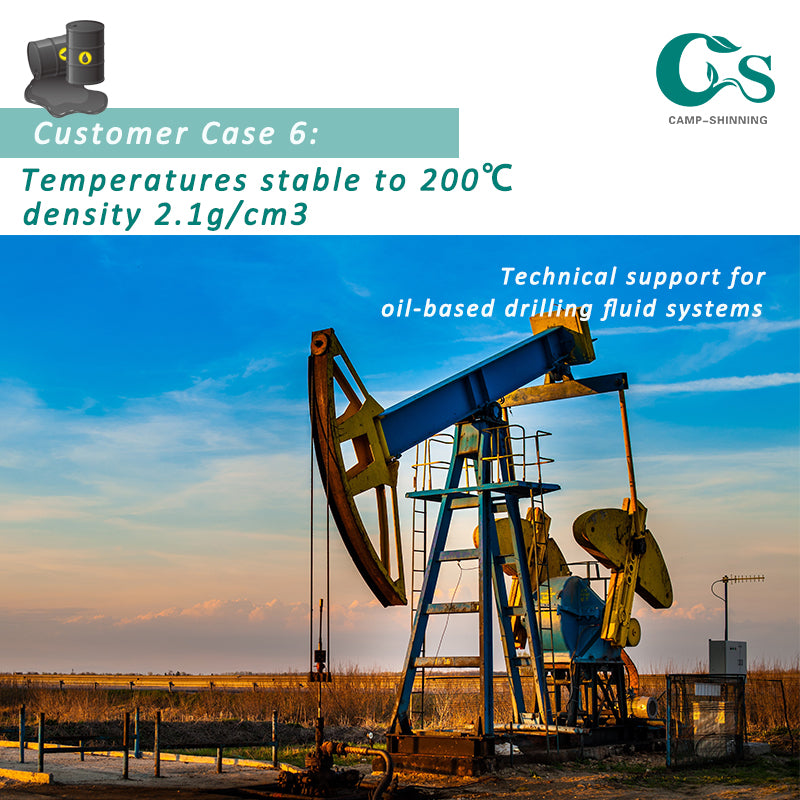 Oil-based drilling fluid system-Temperatures stable to 200℃，density 2.1g/cm3